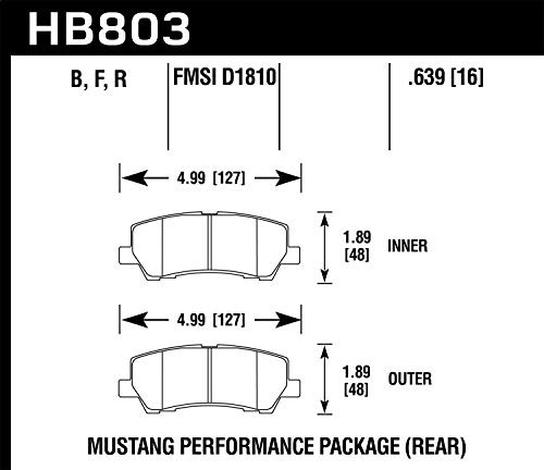 HAWK HB803G639 MOTORSPORTS BRAKE PADS