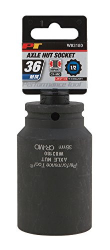PERFORM TOOL W83180 AXLE NUT SOCKET 36MM