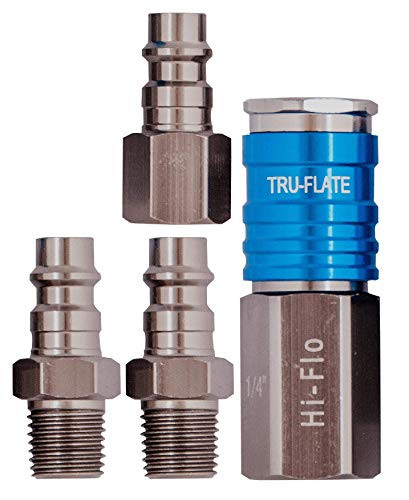 TRUFLATE 13903 PLUG/COUPLER SET 1/4 HI F