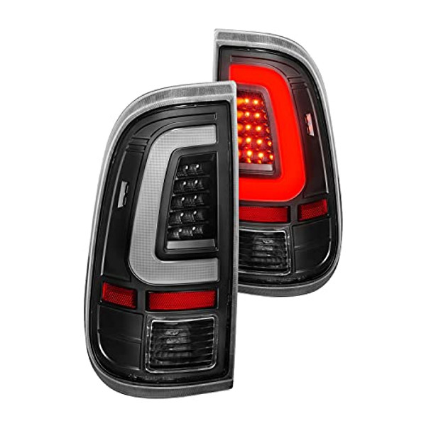 ANZO 311356 LED TAILLIGHTS BLACK HOUSING CLEAR