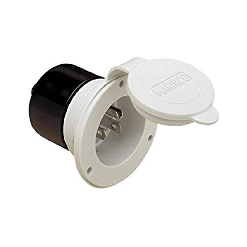 MARINCO 150BBIWRV 15A INLET WHITE