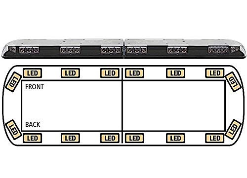 ECCO ELECT 1220001E LBAR VNTG 4816 LED MDS 12-24V AMBR