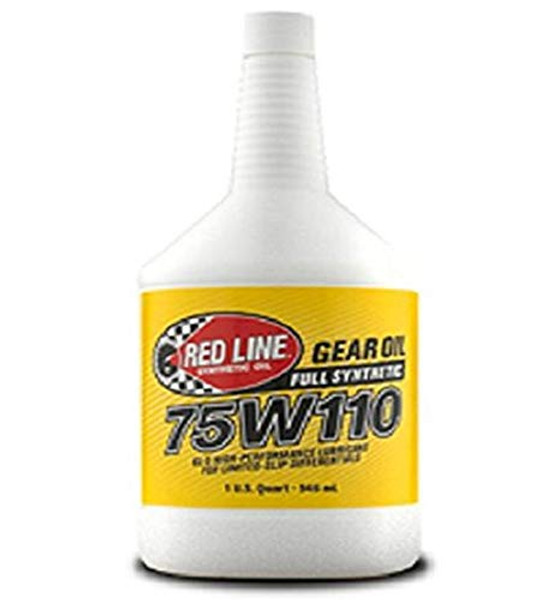 RED LINE 57804 75W110 GL 5 GEAR OIL QUART EACH