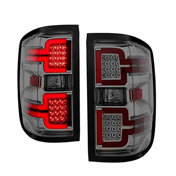 ANZO 311290 LED TL CHEVY 1500/3500 SMOKE 14-18