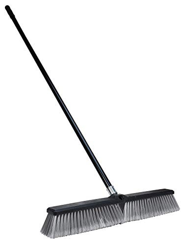 PERFORM TOOL W28 24 SHOP BROOM W/ STEEL HANDLE