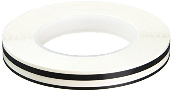 TRIMBRITE T0401 MULTISTRIPE 5/16TAPE BLK TRIMBRITE T0401 MULTISTRIPE 5/16TAPE BLK