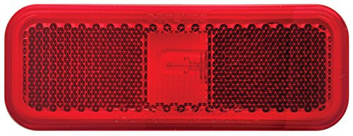 OPTRONICS MC44RBP RECT CLEARANCE LIGHT  RED