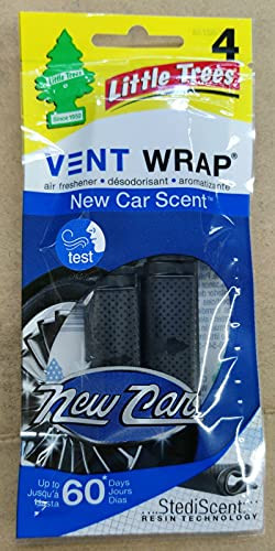 CAR FRESHNER CTK5273324 VENT WRAP - 4-PK NEW CAR SCENT