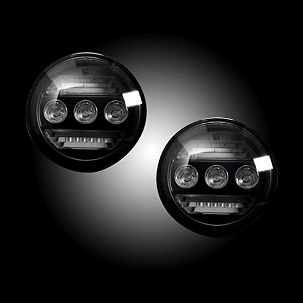 RECON ACCESS 264521BK LED FOG LIGHTS - GMC SIERRA & CHEVY