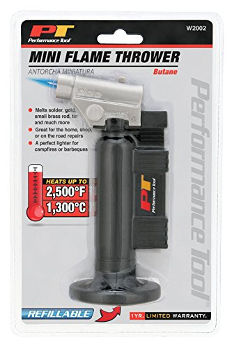 PERFORM TOOL W2002 JET TORCH, REFILLABLE