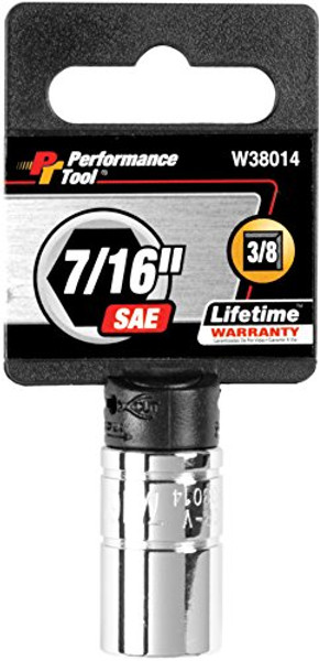PERFORM TOOL W38014 SOCKET 7/16 PERFORM TOOL W38014 SOCKET 7/16