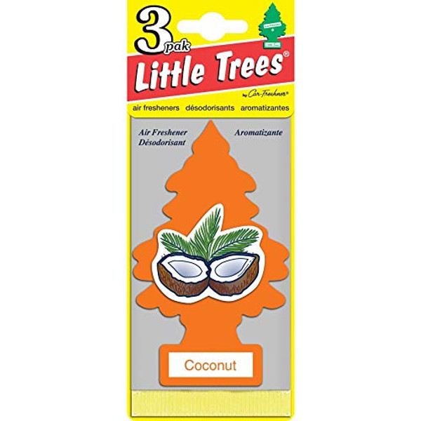 CAR FRESHNER U3S32017 COCONUT  3 PACK LITTLE TR CAR FRESHNER U3S32017 COCONUT  3 PACK LITTLE TR
