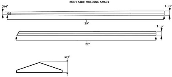 COAST2COAST SM601 SM;UNIVERSAL;CHRM;A-22/D-39;4PC