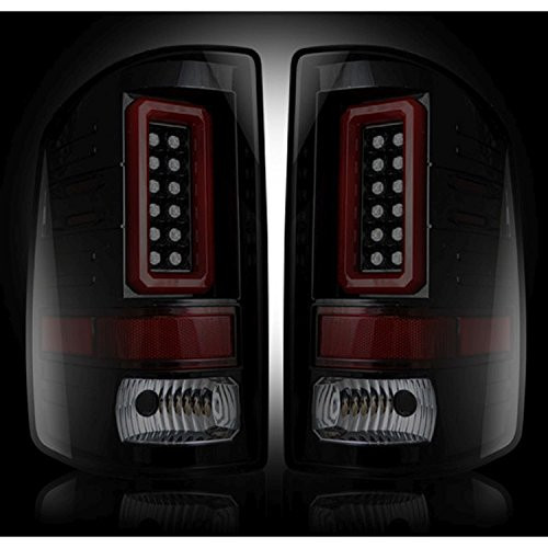 RECON ACCESS 264298BK LED TAIL LIGHTS - GMC SIERRA 16-17