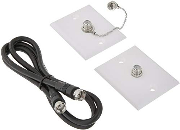 PRIME PRODCT 086024 CABLE TV KIT  WHITE PRIME PRODCT 086024 CABLE TV KIT  WHITE