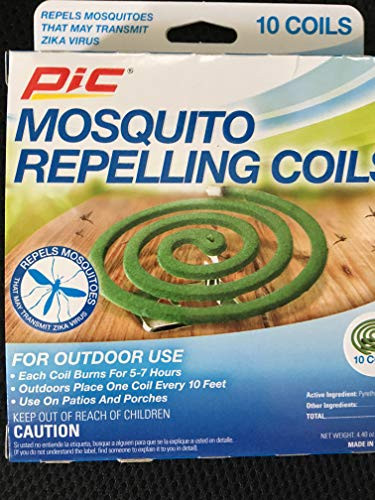 PIC CORP C1012 10CT MOSQUITO REPELLENT COILS