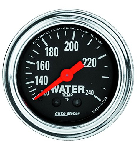 AUTO METER 2433 CHRM.MECH.WATER TEM 21/16