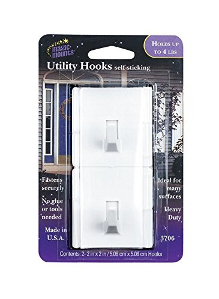 MAGIC MOUNTS 3706 UTILITY HOOK 2PK MAGIC MOUNTS 3706 UTILITY HOOK 2PK