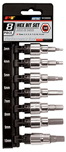 PERFORM TOOL W38890 HEX BIT SOCKET SET