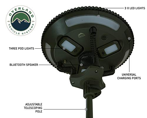 OVERLAND VCL 15049901 WILD LAND CAMPING GEAR - UFO SOLAR