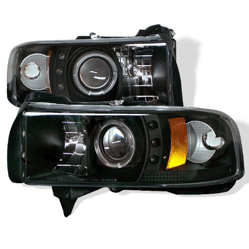 SPYDER 5010087 94-00 DODGE RAM BLK HALO HEADLIGHTS