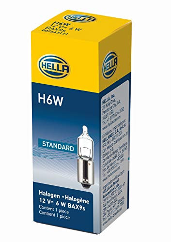 HELLA H6W BULB H6W 12V 6W BAX9S T2.