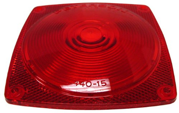 PETERSON MFG 44015 REPL REAR LENS RED PETERSON MFG 44015 REPL REAR LENS RED