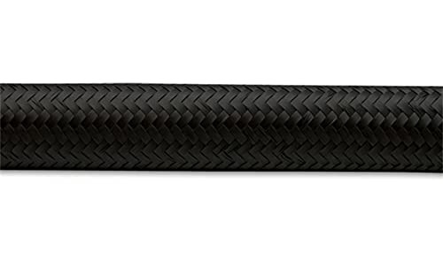 VIBRANT 11958 -8 AN BLACK NYLON BRAIDED