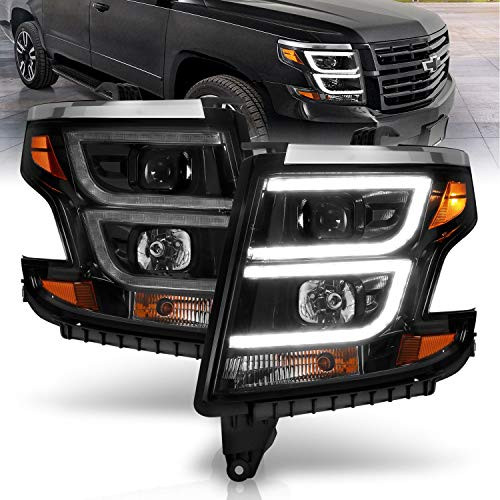 ANZO 111492 PROJECTOR HEADLIGHTS PLANK STYLE BL