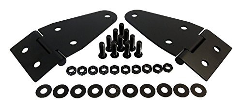 CROWN AUTO RT34095 HOOD HINGE SET BLACK SS
