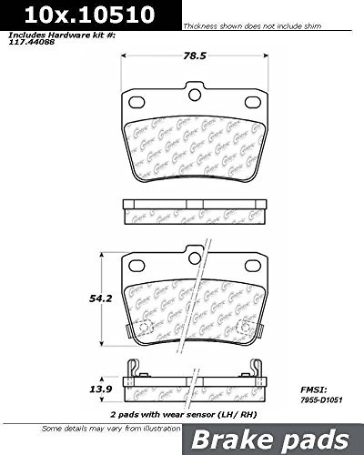 STOP TECH 10510510 POSIQUIET CERAMIC PADS