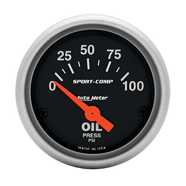 AUTO METER 3327 SPRTCMP OIL PRESSURE
