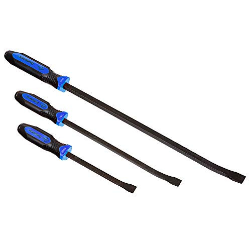 MAYHEW STEEL PRODUCTS MH14071BL 3 Piece Blue  Dominator CurvedPry Bar Set