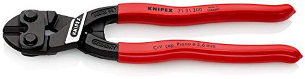 KNIPEX TOOLS LP KX7131200 8 Hi-Leverage CoBolt Cuttersw/ Notched Blade KNIPEX TOOLS LP KX7131200 8 Hi-Leverage CoBolt Cuttersw/ Notched Blade