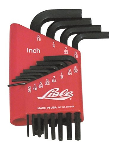 LISLE CORPORATION LS42150 12PC SAE HEX KEY SET