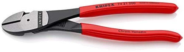 KNIPEX TOOLS LP KX7421200 8 Hi-Leverage Angled DiagonalCutters KNIPEX TOOLS LP KX7421200 8 Hi-Leverage Angled DiagonalCutters