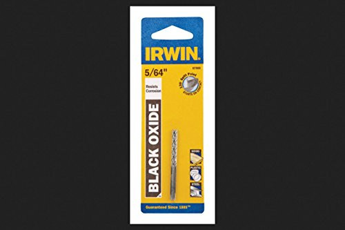IRWIN INDUSTRIAL TOOL CO HA67505 5/64-2 Per Card Black Oxide135 Degree Drill Bit Carded