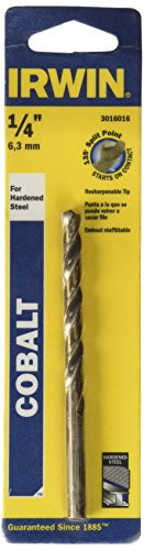 IRWIN INDUSTRIAL TOOL CO HA3016016 1/4 x 4 Cobalt HSS Drill Bit