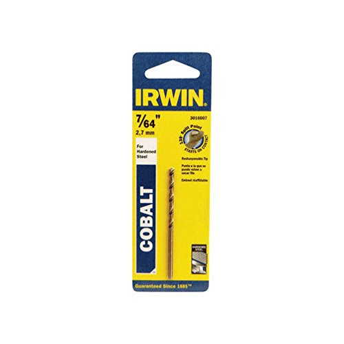 IRWIN INDUSTRIAL TOOL CO HA3016007 7/64 x 2-5/8 Cobalt HSS DrillBit