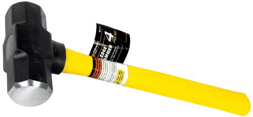 WILMAR PMM7101 4lb Sledge Hammer 14.2 AntiShock Fiberglass Handle