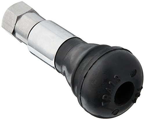 MILTON MI413-1S 1 1/4 Length 2 Card TubelessTire Valve Chrome Sleeve