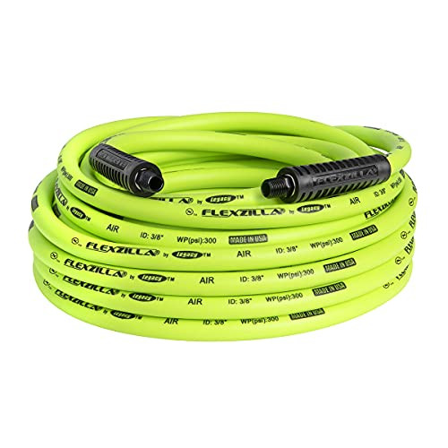 LEGACY MANUFACTURING CO MTHFZ3850YW2 Flexzilla 3/8 x 50 yellowair hose with 1/4 MNPT