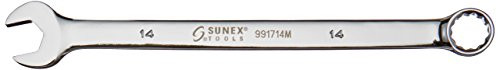 SUNEX  TOOL SU991714MA 14mm Full Polish V-GrooveCombination Wrench