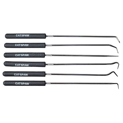 MAYHEW STEEL PRODUCTS CZ17991 9-3/4 Long 6 Piece Hook &Pick Set