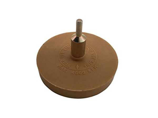 CTA MANUFACTURING CORP CM1010 3.5 Eraser Wheel w/ ArborAdapter CTA MANUFACTURING CORP CM1010 3.5 Eraser Wheel w/ ArborAdapter