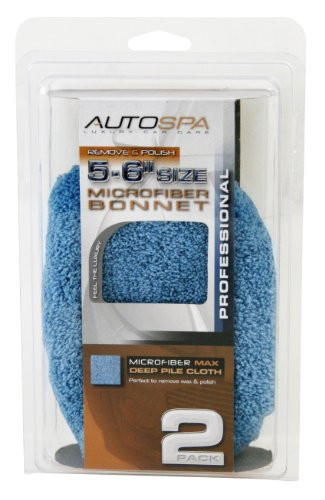 Carrand CRD40406AS AutoSpa Microfiber 5-6" Polishing Bonnet