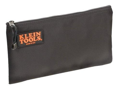 Klein Tools KLE5139B 5139B 12-1/2-Inch Cordura Ballistic Nylon Zipper Bag,Black