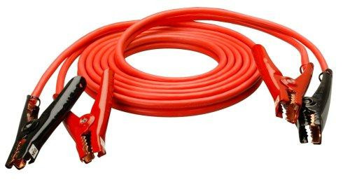 COLEMAN CABLE ECI08666 08666 16-Feet Heavy-Duty Truck and Auto Battery Booster Cables with Polar Glow Clamps, 4-Gauge