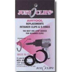 Just Clips JSC750-5 Just Clipps 750-5 3/4" Anvil Retainer Clip Refill Pack - Pack of 5