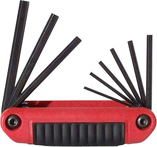 EKLIND TOOL EKL25911 Eklind Fold-Up Hex Key Set 64 " 9 - In - 1 3/32 " 7/64 " 1/8 " 9/64 " 5/32 " 3/16 " 7/32 " 1/4 " Chr
